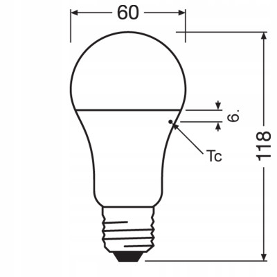 LED VALUE CLASSIC A 75  10 W/2700 K E27