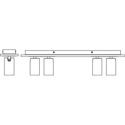 DECOR SPOT MERCURY WHITE 4x3.4W 927 DIM