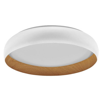 Orbis Livia 430MM 24W 830 Click DIM White and Wood Decor