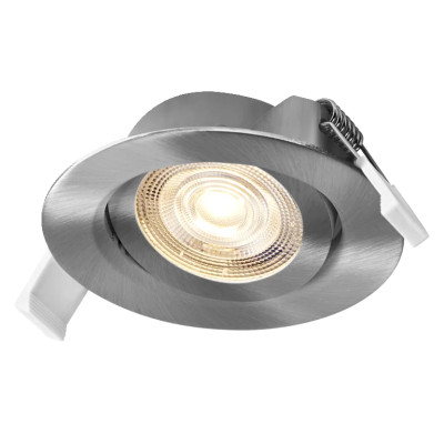 LED SPOT SET RECESS SIMPLE DIM 3 x 4.9W 2700K Brushed Nickel