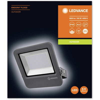 ENDURA® FLOOD Cool White 100 W 4000 K DG