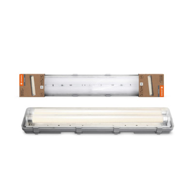 Essentials Damp Proof 2x7W 600mm 4000K