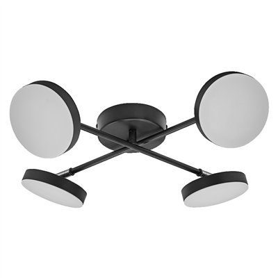 DECOR SPOT MOON 4Spot Cross 21W 830 Black