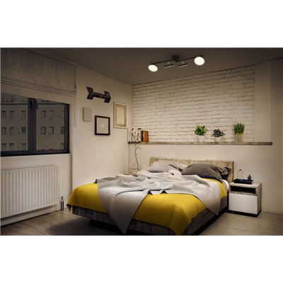 DECOR SPOT MOON 4Spot 21W 830 Black