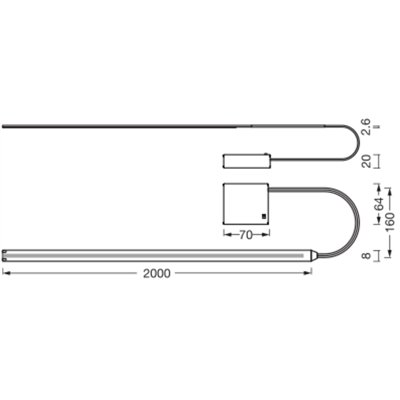 Battery Flex Strips COB 2M 830