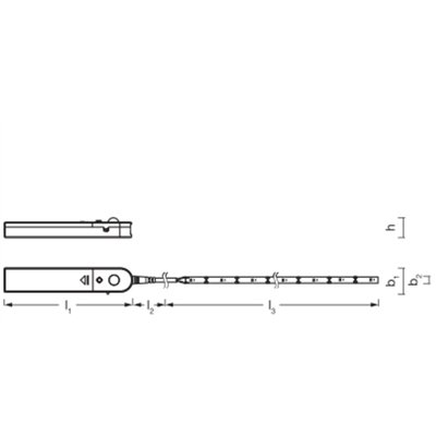Battery Flex Strips Motion Sensor 2M 830