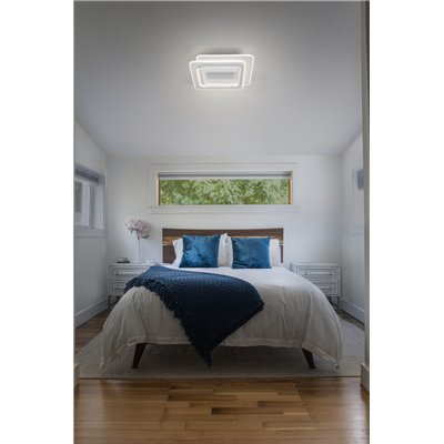 Ceiling fan grill Square 55W CCT White