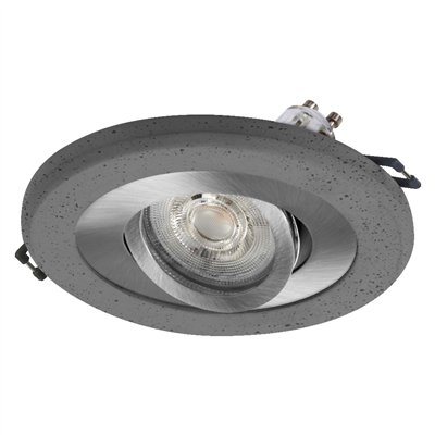 Concrete Spot GU10 Dark  4.5W Satin Nickel