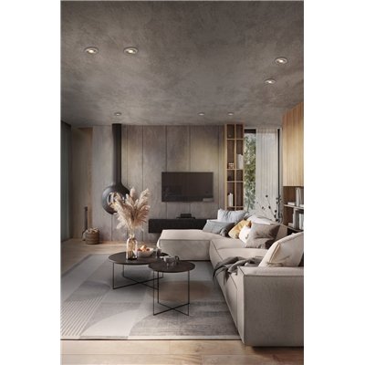 Concrete Spot GU10 Dark  4.5W Satin Nickel