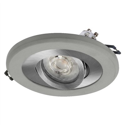 Concrete Spot GU10 Bright 4.5W Satin Nickel