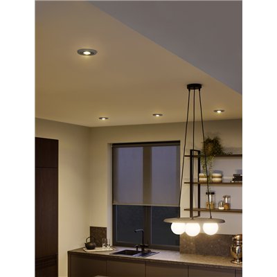 Concrete Spot GU10 Bright 4.5W Satin Nickel