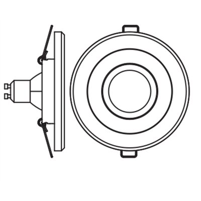 Concrete Spot GU10 Bright 4.5W Satin Nickel