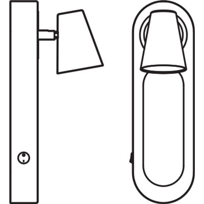 DECOR SPOT NEPTUNE BLACK 1 Spot