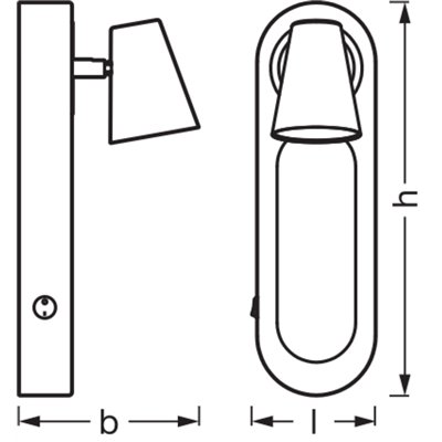 DECOR SPOT NEPTUNE BLACK 1 Spot