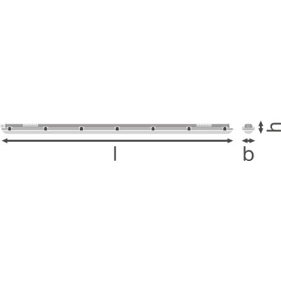 DAMP PROOF VALUE 1500 25W 4000K IP65