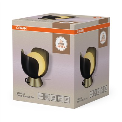 Decor Corolle Table Chalice E14 Black