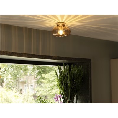 Decor Gold Glass Ceiling E27 Gold