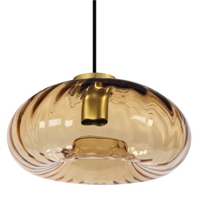 Decor Gold Glass Pendant E27 Gold