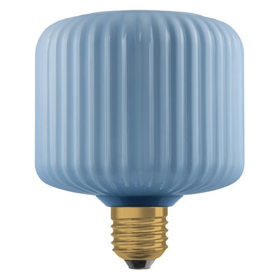 DECOR LED LAMP IN COLOURED GLASS IN COLOURED GLASS SQUARE BLUE