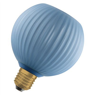DECOR LED LAMP IN COLOURED GLASS IN COLOURED GLASS GLOBE BLUE
