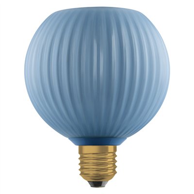 DECOR LED LAMP IN COLOURED GLASS IN COLOURED GLASS GLOBE BLUE