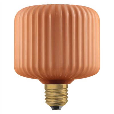 DECOR LED LAMP IN COLOURED GLASS IN COLOURED GLASS SQUARE ORANGE