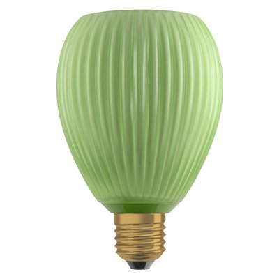 DECOR LED LAMP IN COLOURED GLASS IN COLOURED GLASS OVAL GREEN