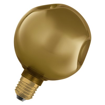 DECOR LED LAMP IN ELECTRO GLASS IN ELECTRO GLASS SMALL GOLD