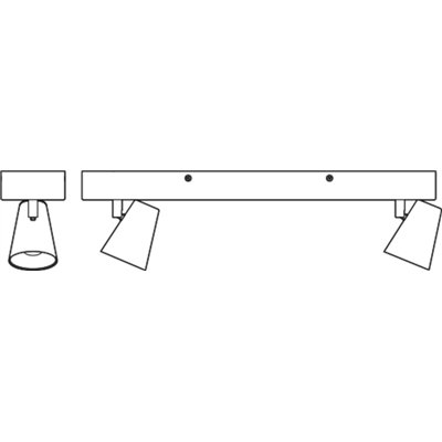 DECOR SPOT NEPTUNE WHITE 2 Spot