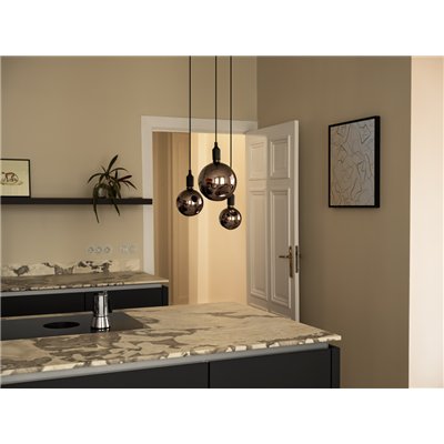 DECOR LED LAMP IN ELECTRO GLASS IN ELECTRO GLASS LARGE BLACK