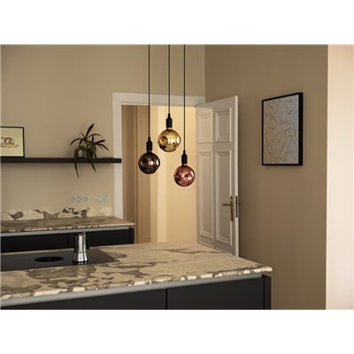 DECOR LED LAMP IN ELECTRO GLASS IN ELECTRO GLASS MEDIUM ROSE