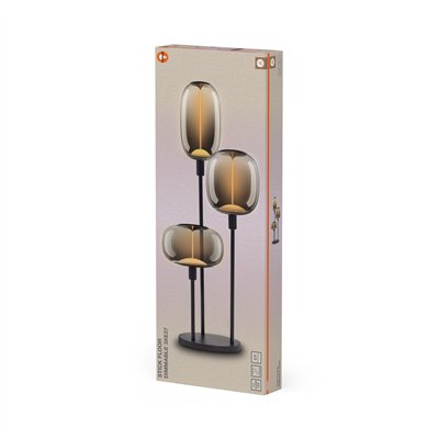 Decor Stick Floor DIM 3 x E27 Dark Grey