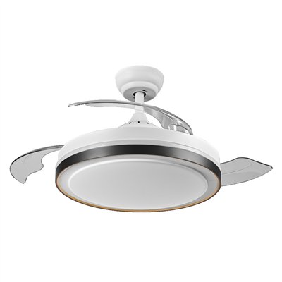 Ceiling Fan Retractable 1070 66W White