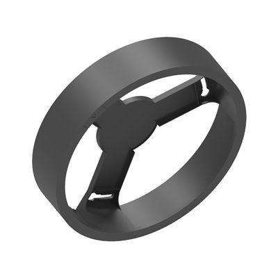 DOWNLIGHT IP44 GEN2 FRAMES DN 215 BK