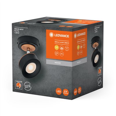 DECOR SPOT PLUTO BLACK 1 Spot