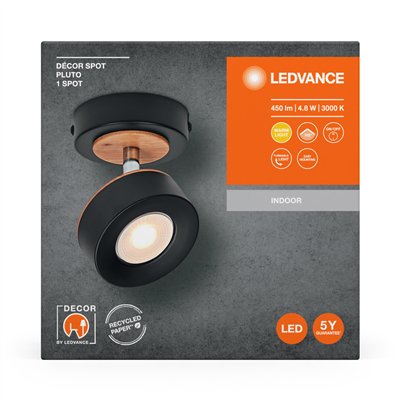 DECOR SPOT PLUTO BLACK 1 Spot