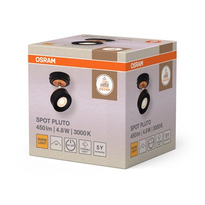 DECOR SPOT PLUTO BLACK 1 Spot