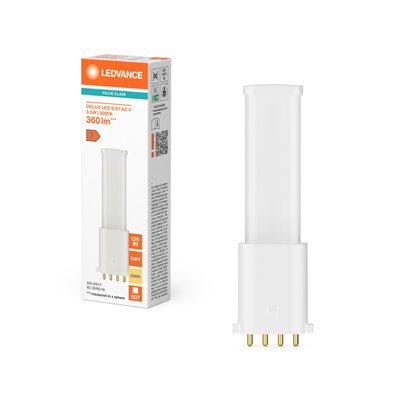 DULUX LED S/E AC MAINS VALUE 3.5W 830 2G7