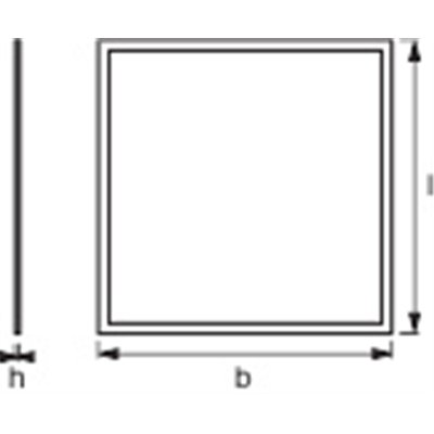 ECO CLASS PANEL 600 40 W/6500 K