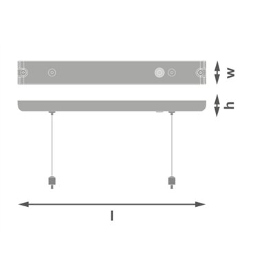 EMERGENCY EXIT SIGN ACCESSORIES SUSPENSION KIT