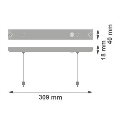 EMERGENCY EXIT SIGN ACCESSORIES SUSPENSION KIT