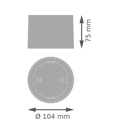 EMERGENCY SPOT ACCESSORIES SURFACE FRAME 