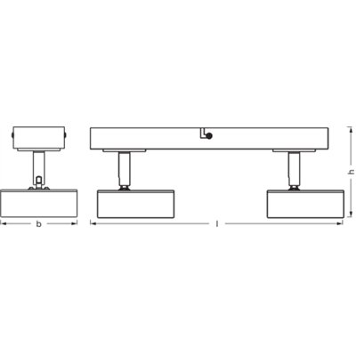 DECOR SPOT PLUTO WHITE 2 Spot