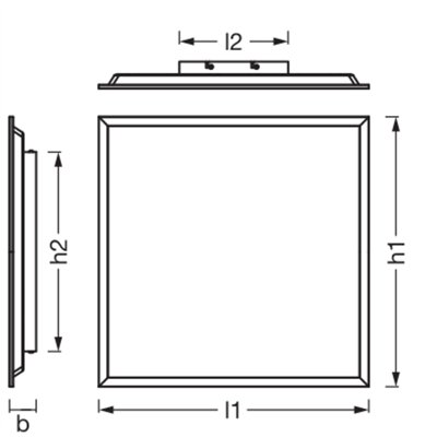 Essentials Panel 600x600mm 36W 840 White