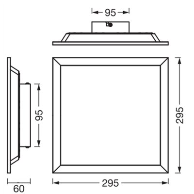 Essentials Panel 300x300mm 20W 830 White