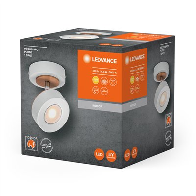 DECOR SPOT PLUTO WHITE 1 Spot