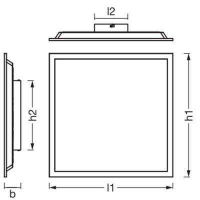 Essentials Panel 450x450mm 24W 830 White