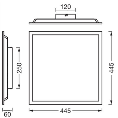 Essentials Panel 450x450mm 24W 840 White