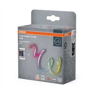 Flex Strips Audio USB with Remote Control 2M RGB