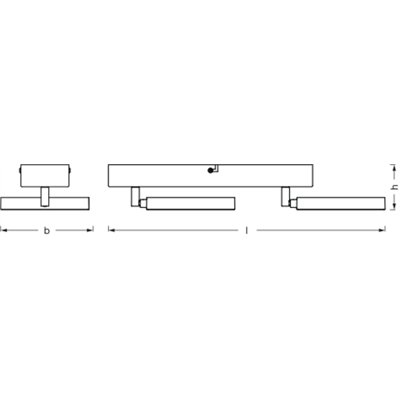 DECOR SPOT SATURN BLACK 2 Spot